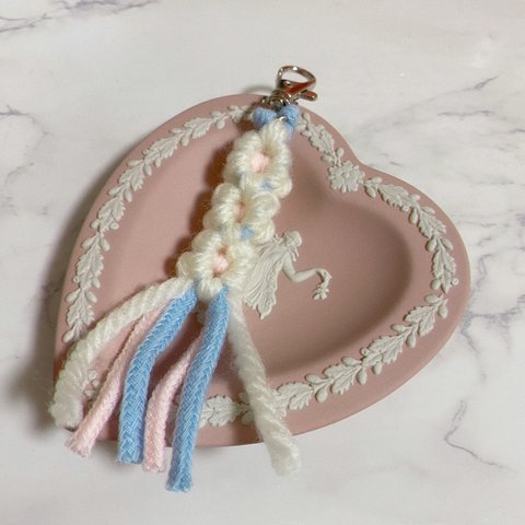 【ハンドメイド】 お花のストラップ✿*: