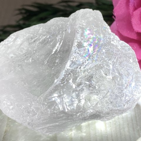 アーカンソー産✨　レインボー　万華鏡　かち割り水晶　ロック水晶　原石　クリスタル