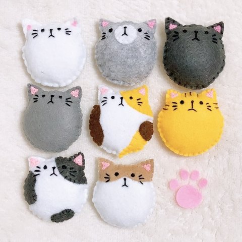 動物のマグネット 知育玩具 【猫】