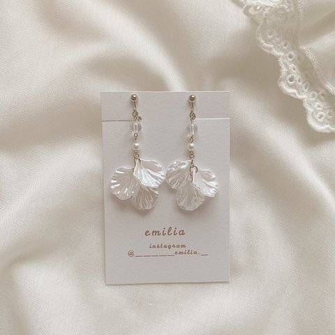 shell bouquet   イヤリング　ピアス