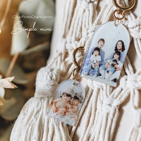 母の日に　♡写真で作る♡　PhotoPrintCharm simple mini　窓型　[PCSMMD]