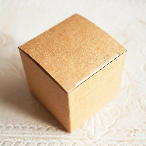 10枚 クラフトBOX 梱包 組立式立方体の箱 ① プレゼント アクセサリー入れ 小さい箱 ラッピング ケース