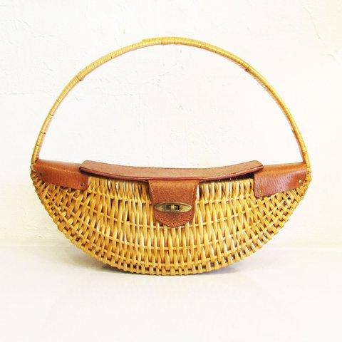 ★Vintage 1970's Design basket