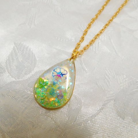 【SALE】朝顔のネックレス②    花