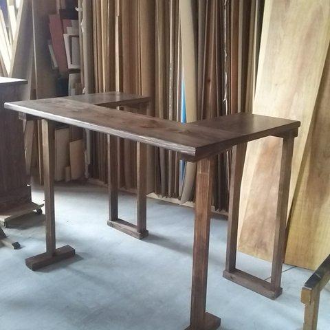 カウンターテーブル テーブル ウォールナット 木製