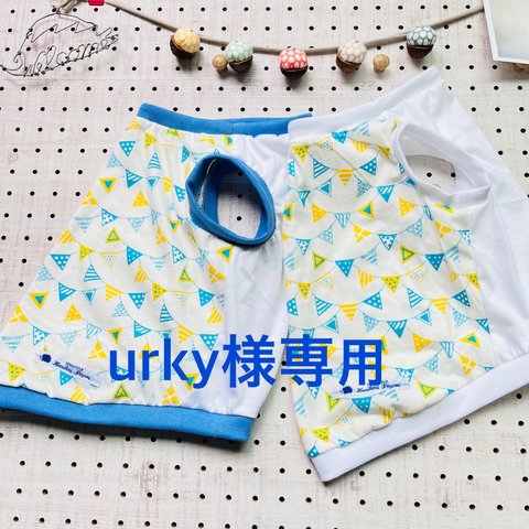 urky様専用ページ＊ガーランド柄＊リブタンクトップ