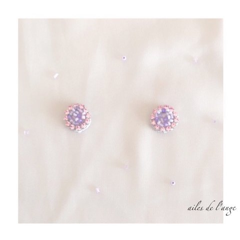 no.831 - beads ＊ rhinestone pierce《pu》