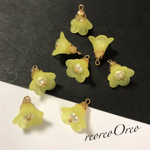 Flower x Pearl charm 【yellow】