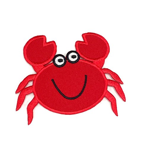 【大きい】カニさん アップリケ　(PM-Crab)