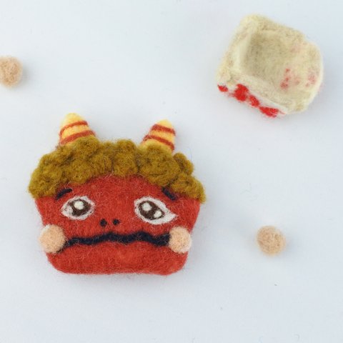 Kit with video and wool base ♥ [Cream mask made with wool felt]