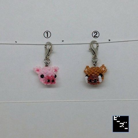 ころころ動物かおキーホルダー -身近系-