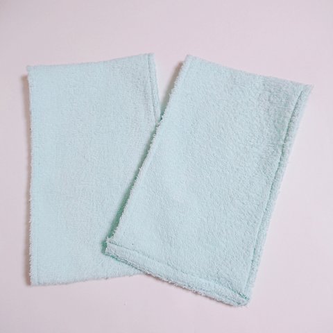雑巾 2枚 青