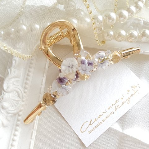 ᴺᴱᵂ♡cute❤ バンスクリップ lavender