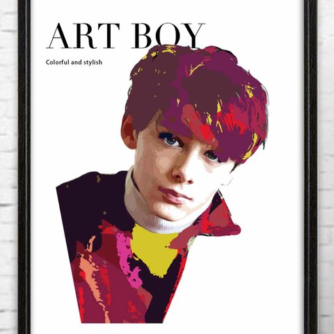 ART BOY　ポスター　アートポスター　アート　ポスター　A4 　（アート　seiで検索）　660