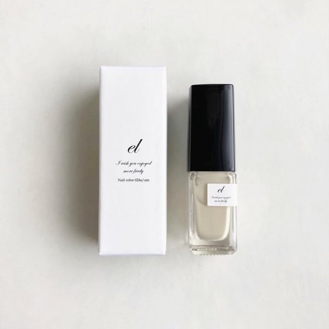 el nail color -ivory-【マニキュア単品】