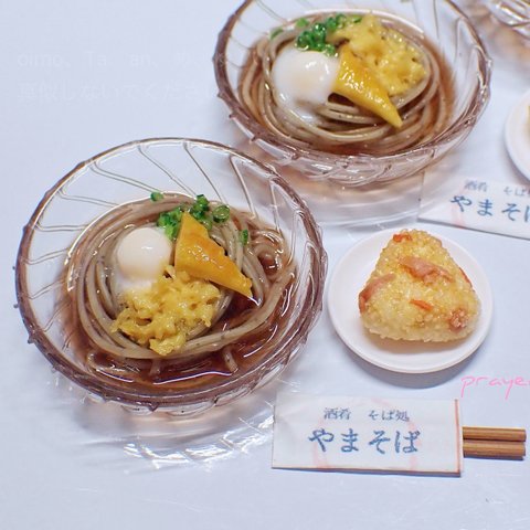 《送料無料》ラスト・冷たいぶっかけ蕎麦とかしわおにぎり