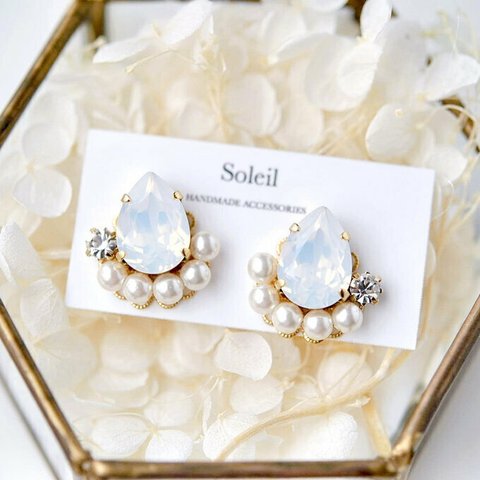 ピアス　イヤリング　結婚式　ウェディング　SS001