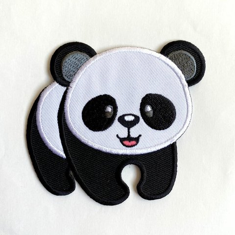 【大きい】パンダ　アップリケ　(PM-Panda)