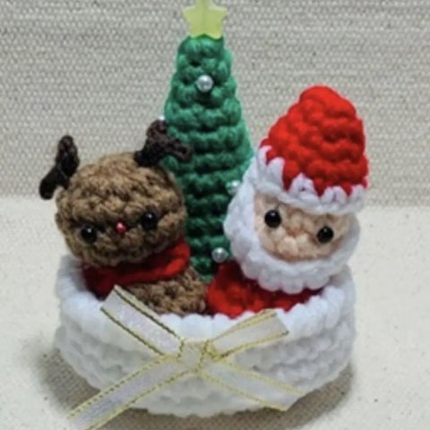 ミニミニクリスマス☆サンタさんとトナカイさん