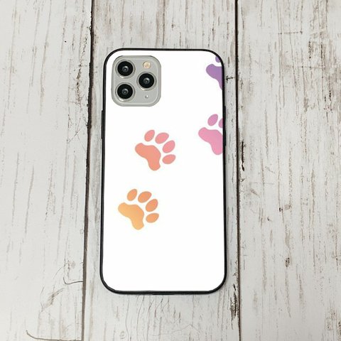 スマホケース33 期間限定 iphone 強化ガラス おしゃれ 北欧 動物　足跡　アンティーク　運気　かわいい　絵画 iface