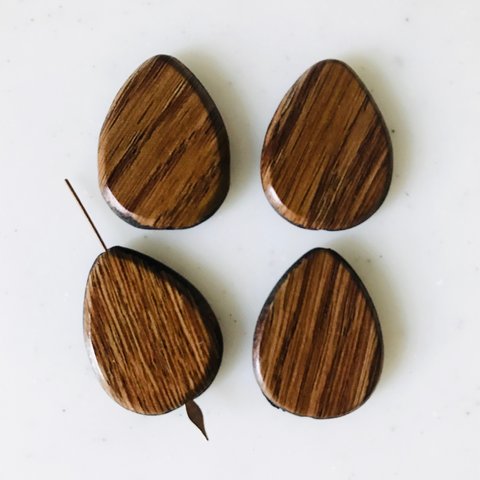 Wood Drop Beads