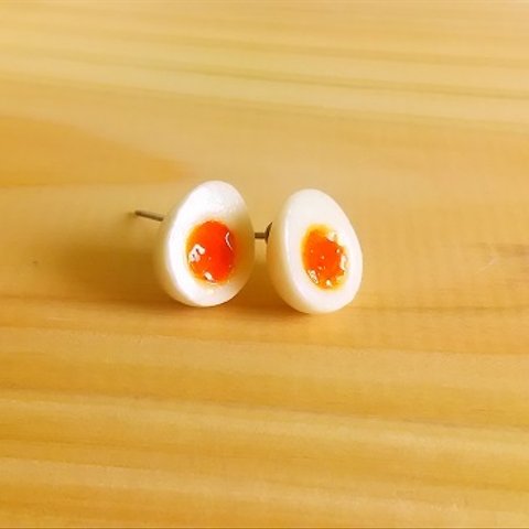 ゆでたまごピアス★半熟気味　ミニチュア