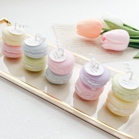 macaron candle マカロンキャンドル