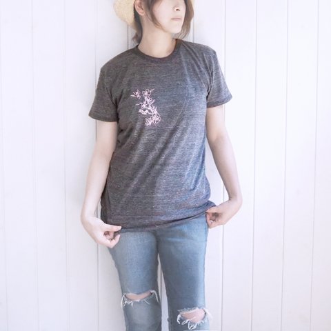 おとなのＴシャツ　＊MUSICA-Tee＊ グレイ