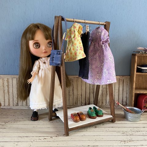 doll用折りたたみハンガーラック Lサイズ