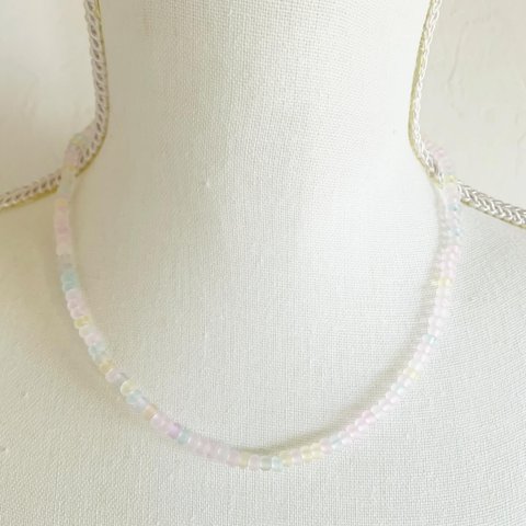 No gloss beads LC necklace (NO.6179)