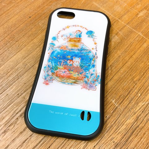 iPhone用グリップケース「海の友達」