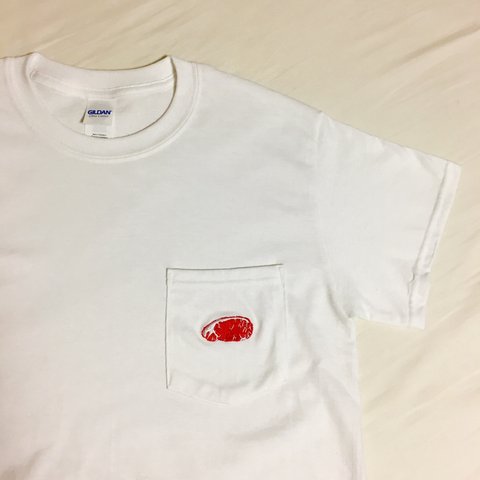 【SALE】生肉Tシャツ白 Sサイズ