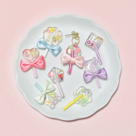 ろりぽっぷきゃんでぃ🍭なピアス/イヤリング