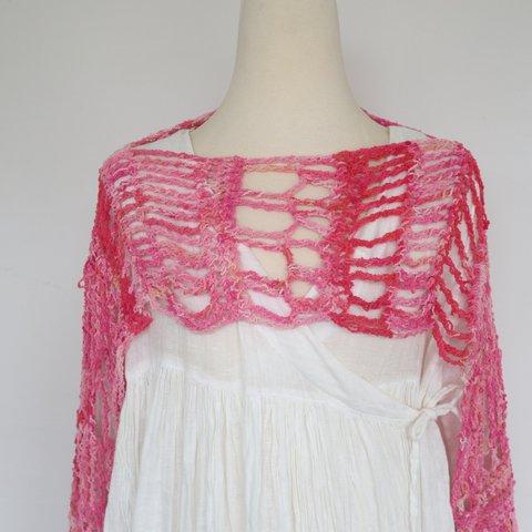 S0005 PINK/COTTON ボレロ