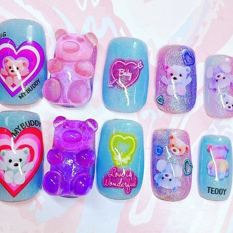 🫧グミ🍬bear🧸🍒nail