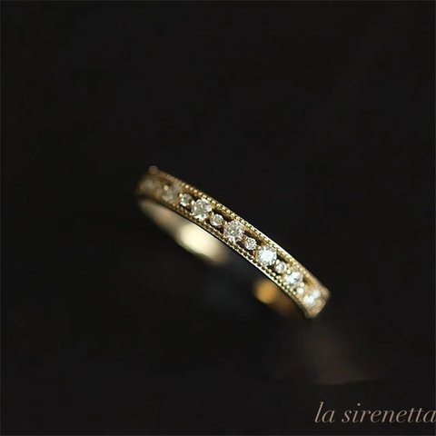 受注製作 ＊ half watermark ring