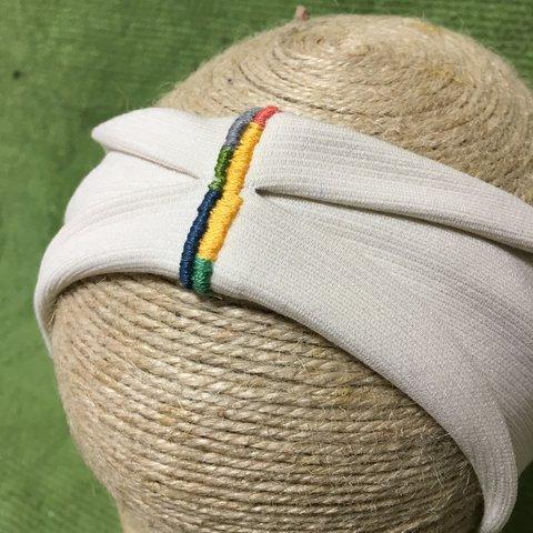 【一点もの】刺繍のヘアバンド