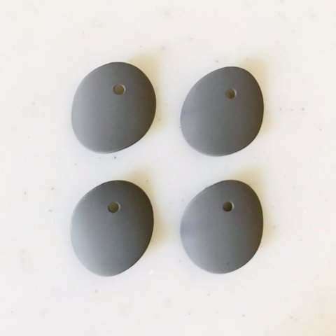 Matte Grey Curved Oval Parts