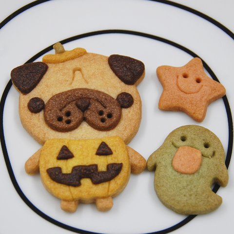 期間限定！『パグ ハロウィンクッキー』体に優しいみんな笑顔になるかわいいクッキー