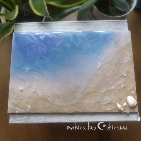 送料無料♪『沖縄の海を感じる』Ocean Resin Art