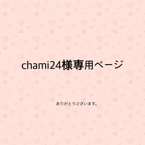 chami24様専用ページ