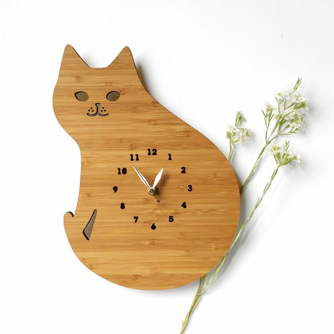 Decoylabの掛け時計 Cat