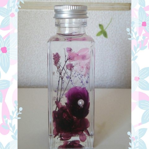 🌿🌺ハーバリウム🌺🌿薔薇