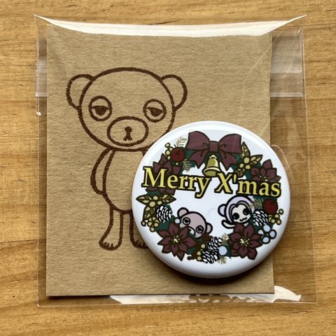 べあぐら オリジナル 缶バッジ 【クリスマス】