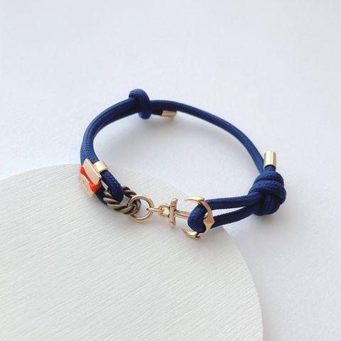 BRACELET:「Navy」anchor