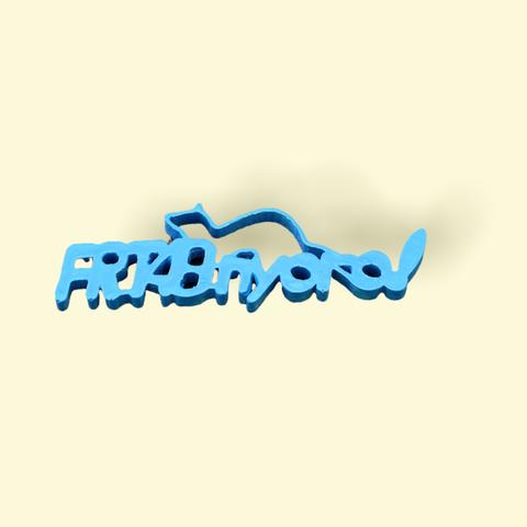 FRT48nyoro!+α ロゴフィギュア①(カラー:スカイブルー)