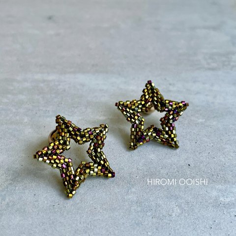 Christmas Star earrings (ピアスのみ)