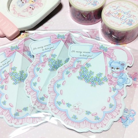 ♡Baby bib ダイカットメモ♡