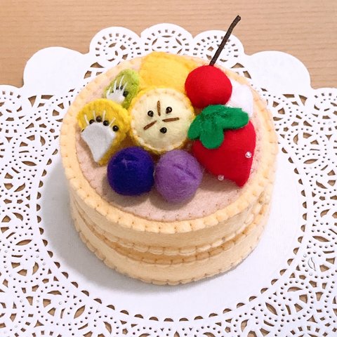 フルーツパンケーキ⋆*フェルトままごと