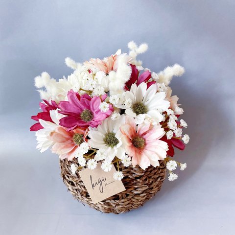 ❣️500SALE対象商品❣️【daisy mimosa basket】デイジー ミモザ バスケット